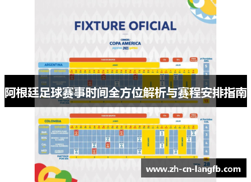 阿根廷足球赛事时间全方位解析与赛程安排指南